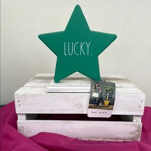 Rae Dunn Green Star Decor - Lucky